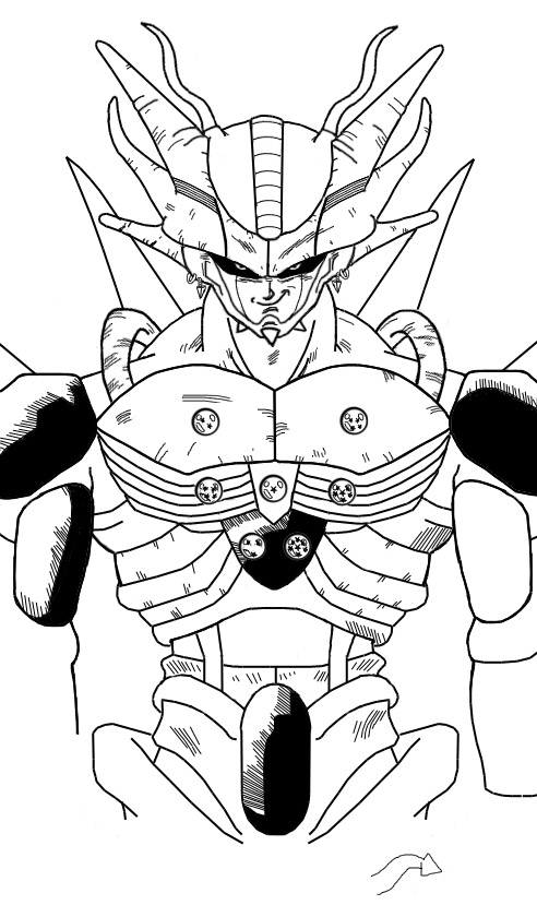 half done dragon ball evil guy