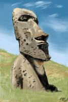 Rapa Nui Statue