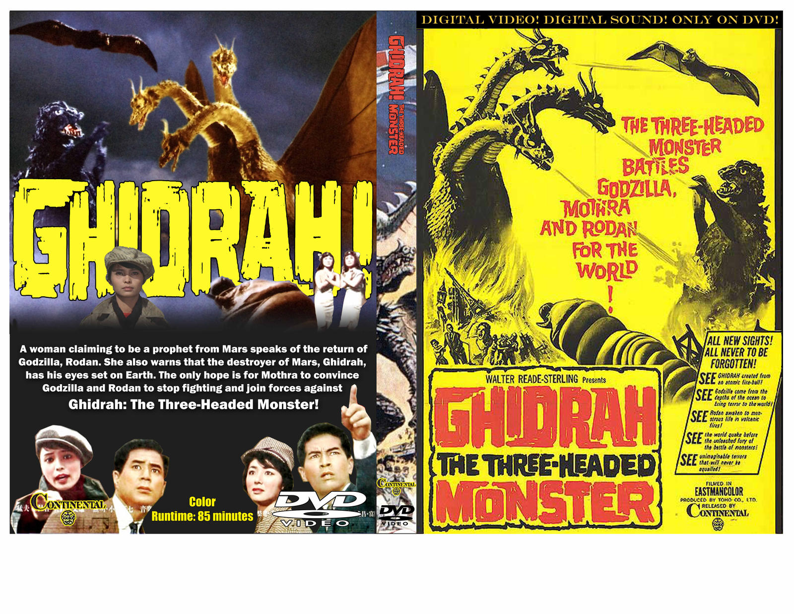 Ghidrah The Three Headed Monster Dvd Custom Cover By Grandkeizerghidorah On Deviantart Ghidrah The Three Headed Monster Dvd Custom Cover By Grandkeizerghidorah On Deviantart