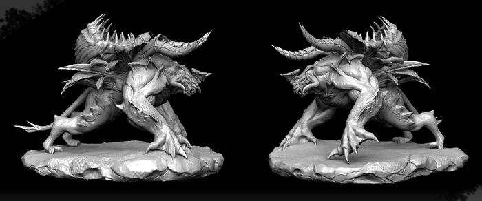 Monster Doodle sculpt