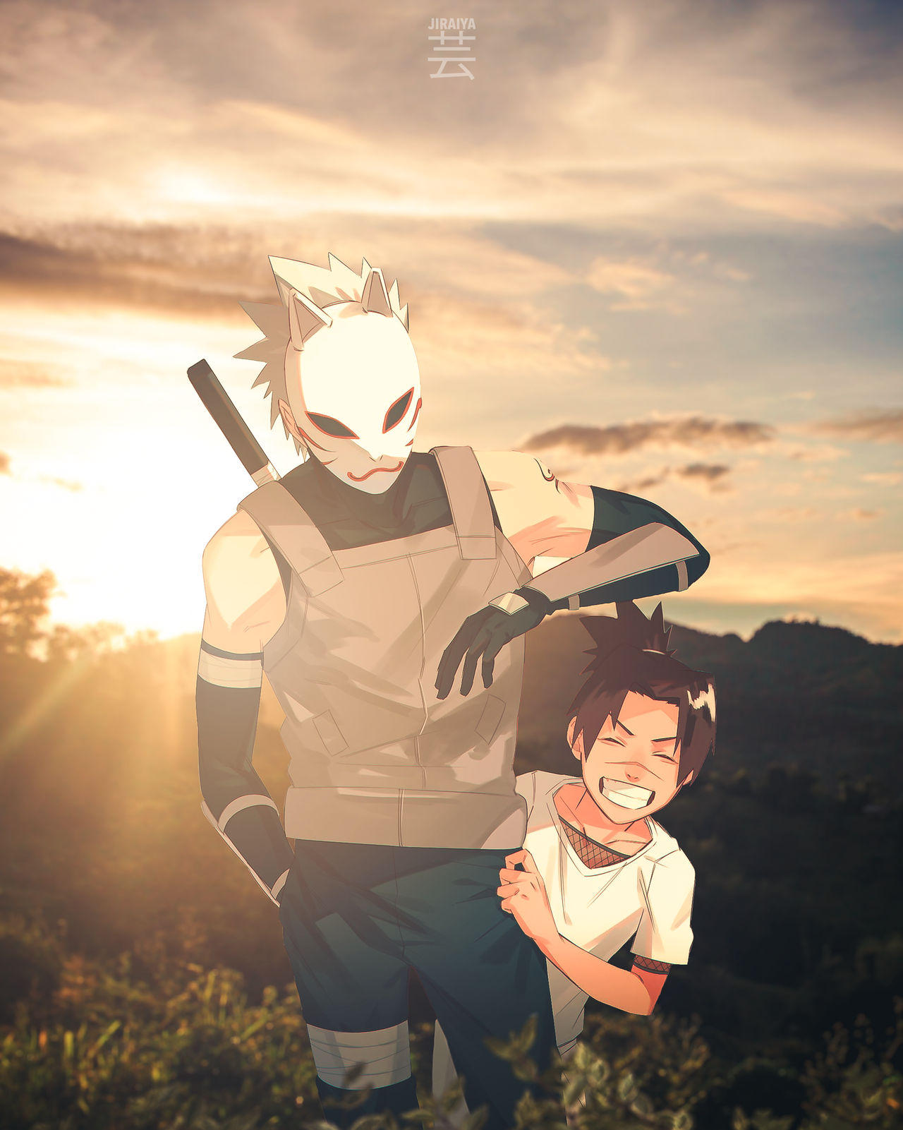 Kakashi X Iruka By Jiraiyaart On Deviantart