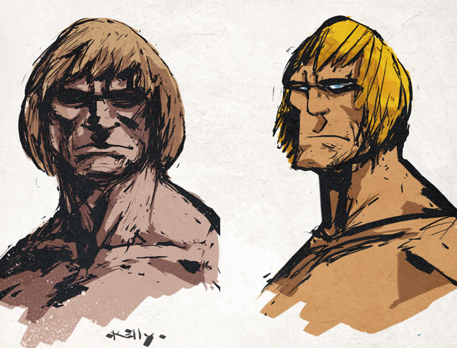 quick He-man sketches