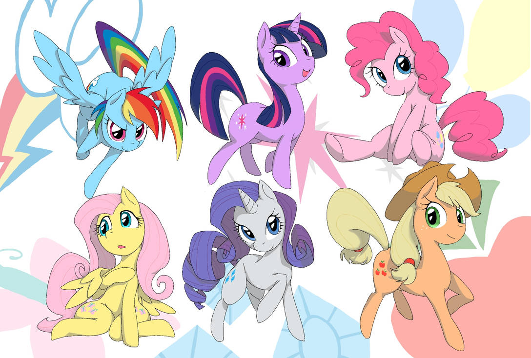 Mlp Rd Mane MLP The Mane 6 By Jirousan by EnriqueZX on DeviantArt