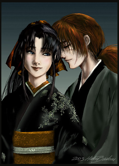 Kenshin and Kaoru