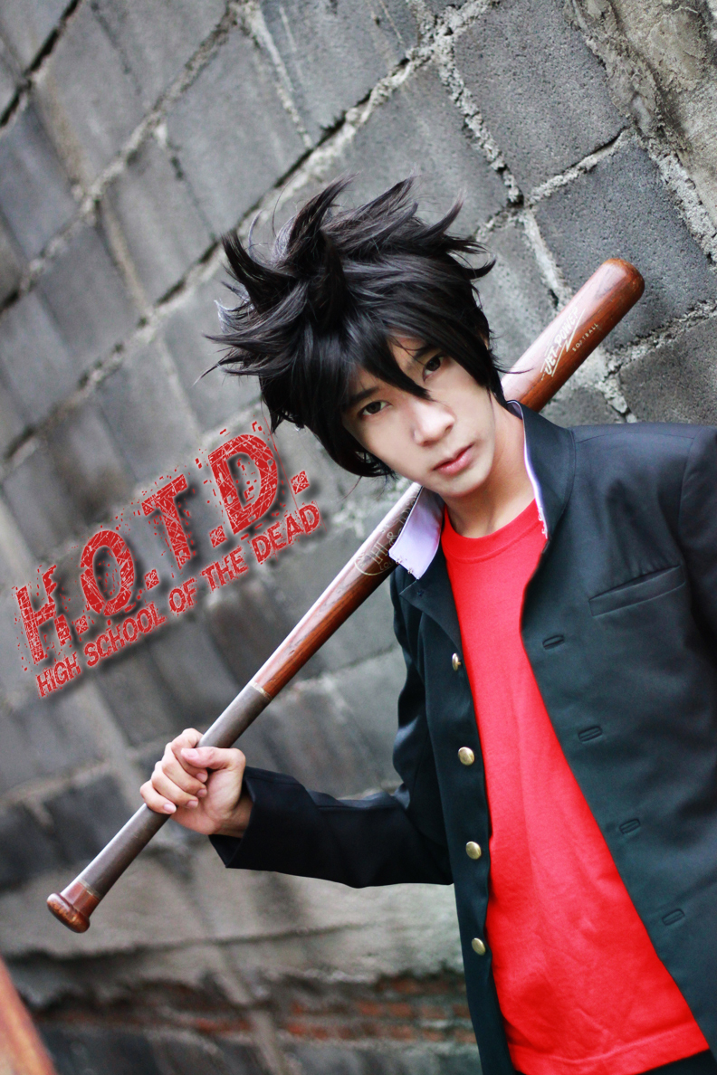 HighSchool of the Dead Cosplay Costume Takashi Komuro{0}