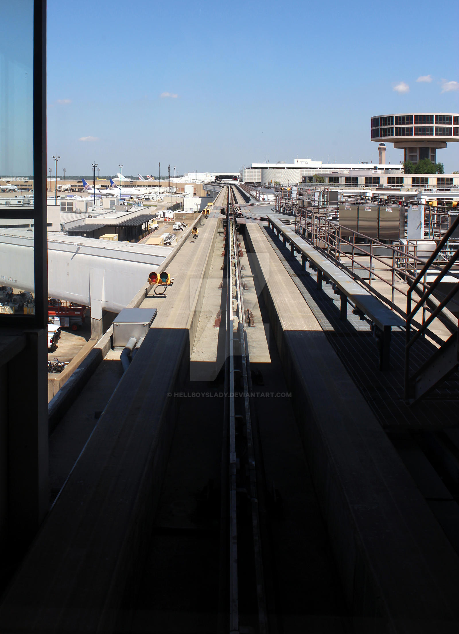 Air Port Train Rail- Houston