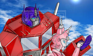 Optimus Prime and Elita-1 -Complete-