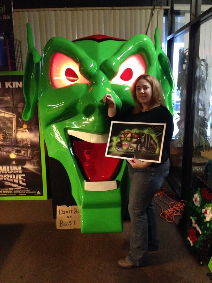 Myself with the Goblin From Maximum Overdrive 1