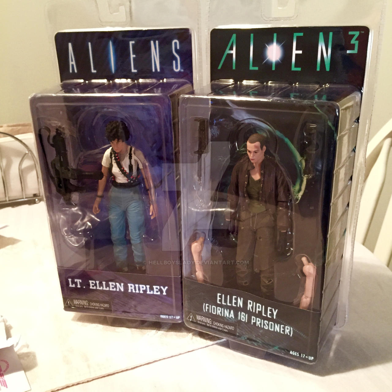 My LT. Ellen Ripley Figure/s by HellboysLady on DeviantArt