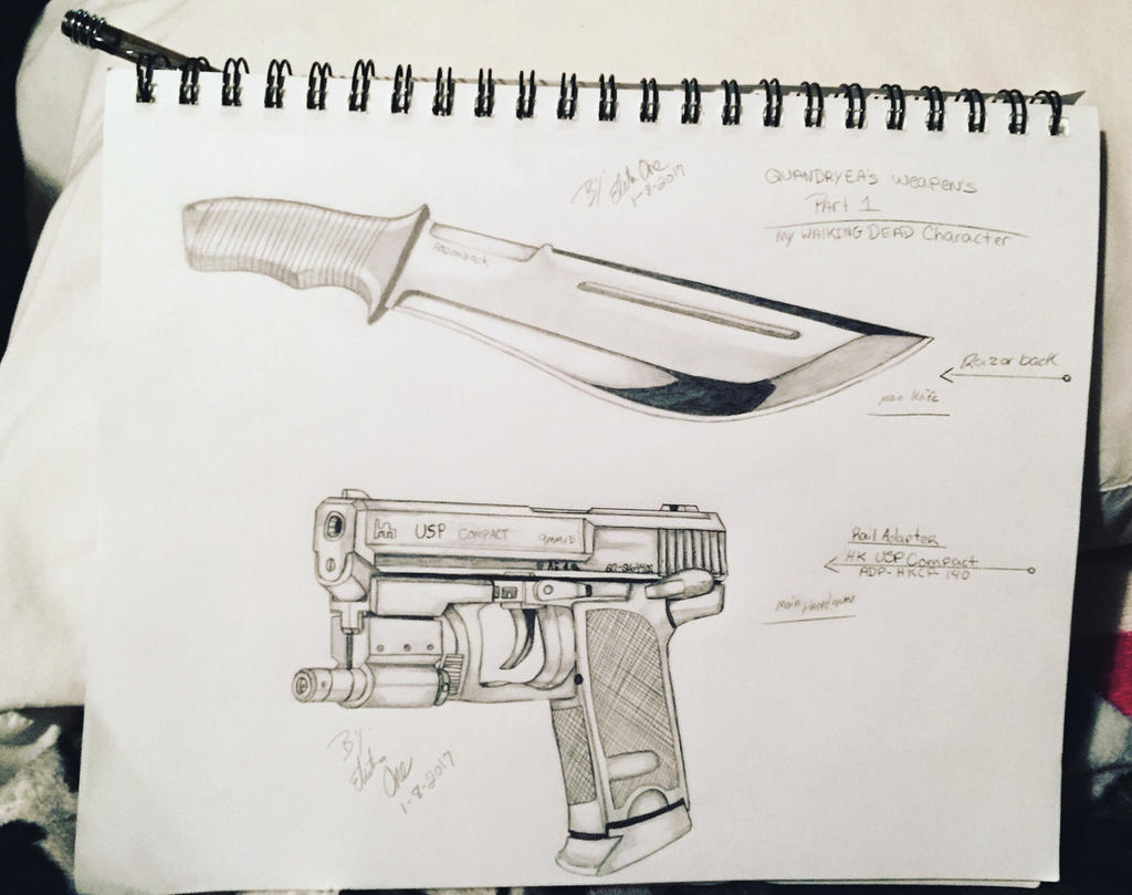 Quandryea's Weapons Part 1 (sketch)