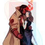 Hellboy an Hillzanora (I Love U) By:Kassa-aka-Kira