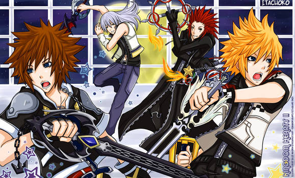 kingdom hearts 2 print: 2007