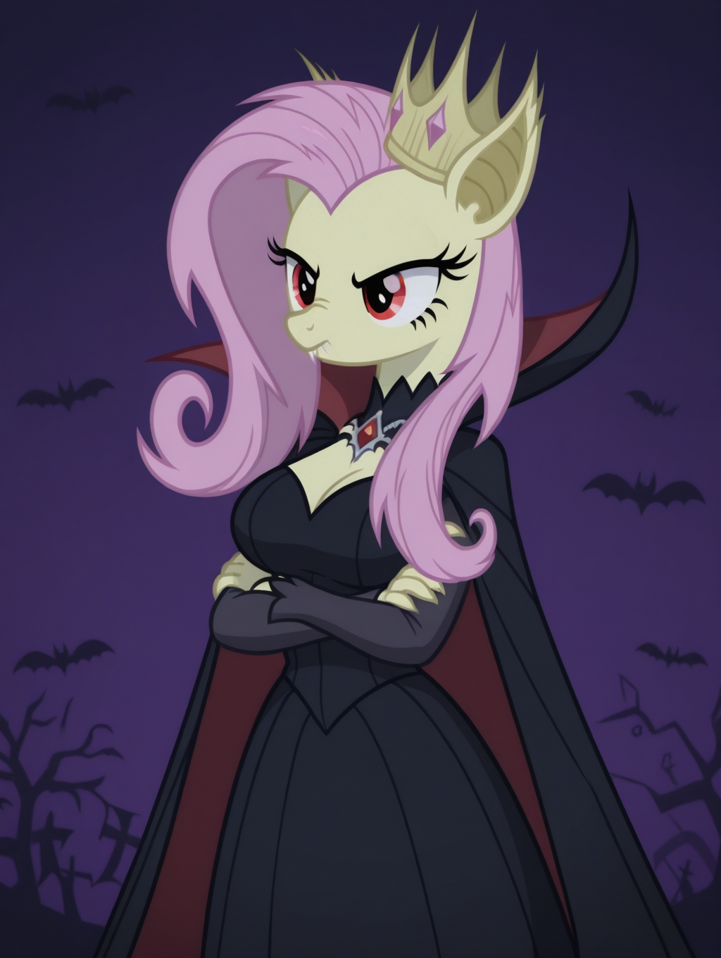 Flutterbat Deviantart Front Flutterbat(MLP) by ZyntraTrap on DeviantArt