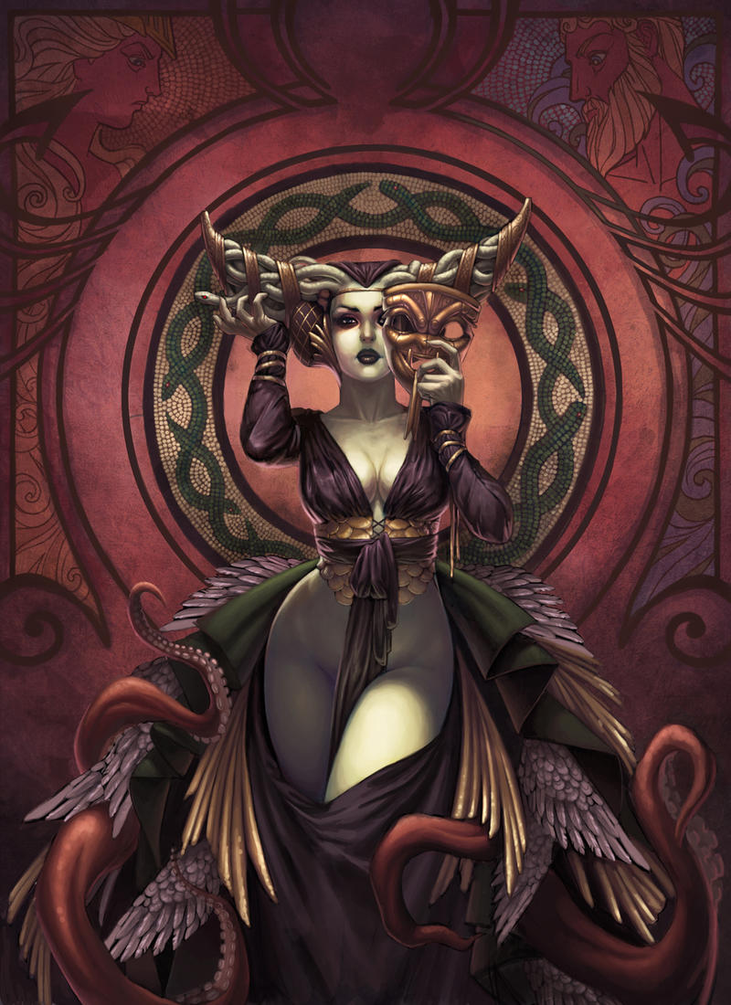 Medusa the Queen by JessiBeans