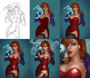 Jessica Rabbit Steps