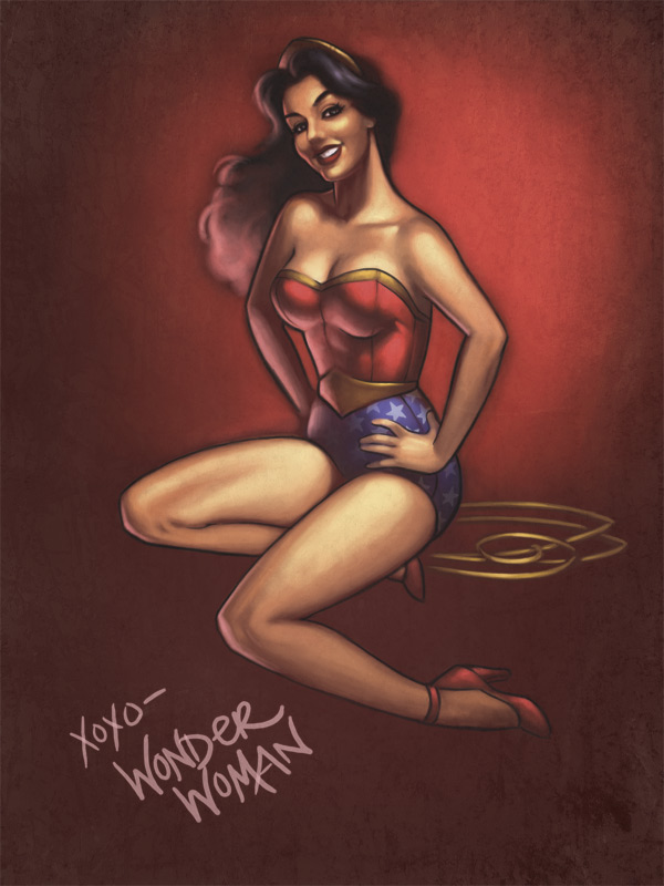 Pinup Wonder Woman