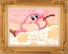 Cherry kirby in frame