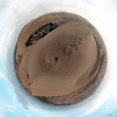 Orbiting Huacachina, Peru