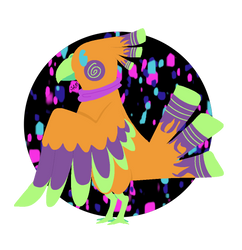 Bird of color 