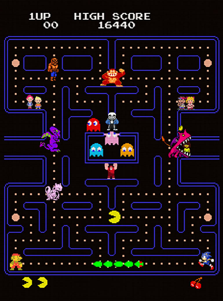 Ultimate Pac-Man Maze by MetaKnightTheGreat on DeviantArt