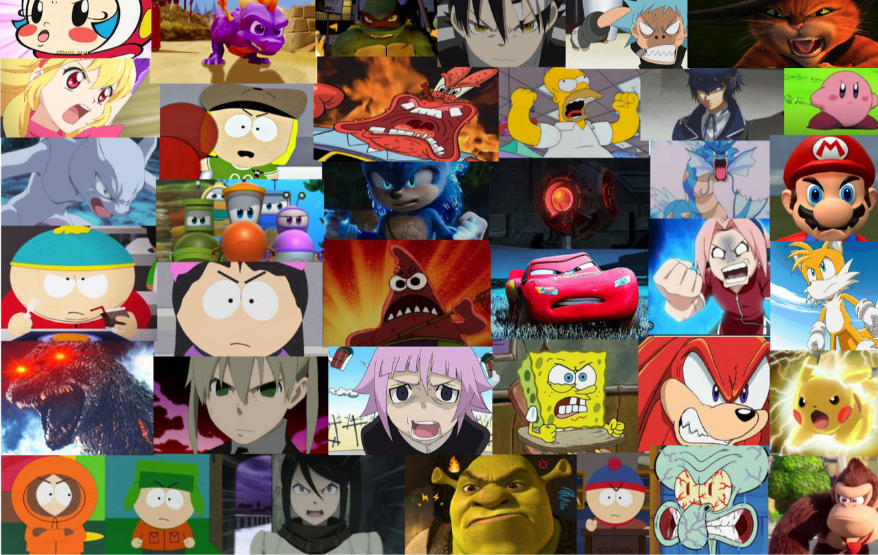 Multi Angry Characters by MetaKnightTheGreat on DeviantArt