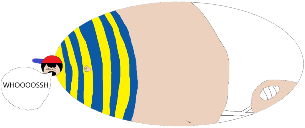 Deflating Ness by MetaKnightTheGreat on DeviantArt