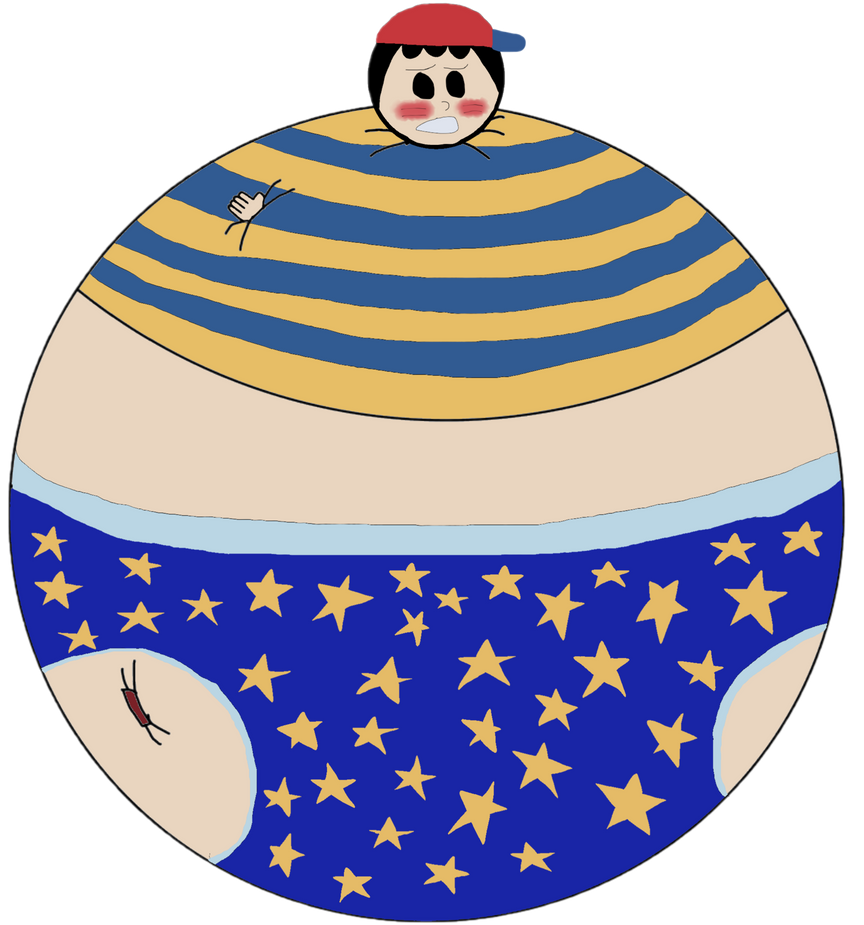 Earthbound Inflated Inflateresponsibly's Ness Inflated with Undies by MetaKnightTheGreat on ...