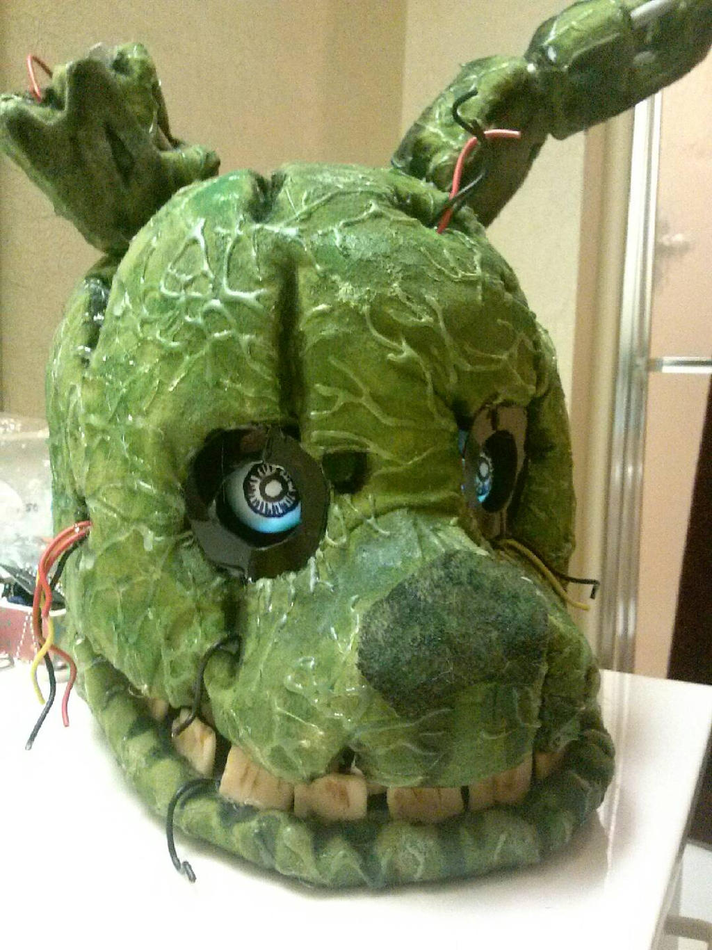 Finished Springtrap Head! by raigr on DeviantArt