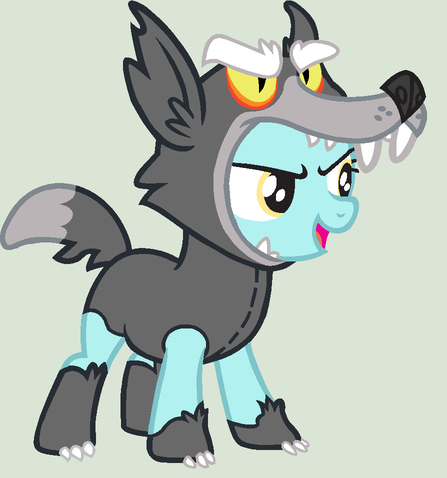 MLP Traced Base- Wolf Costume