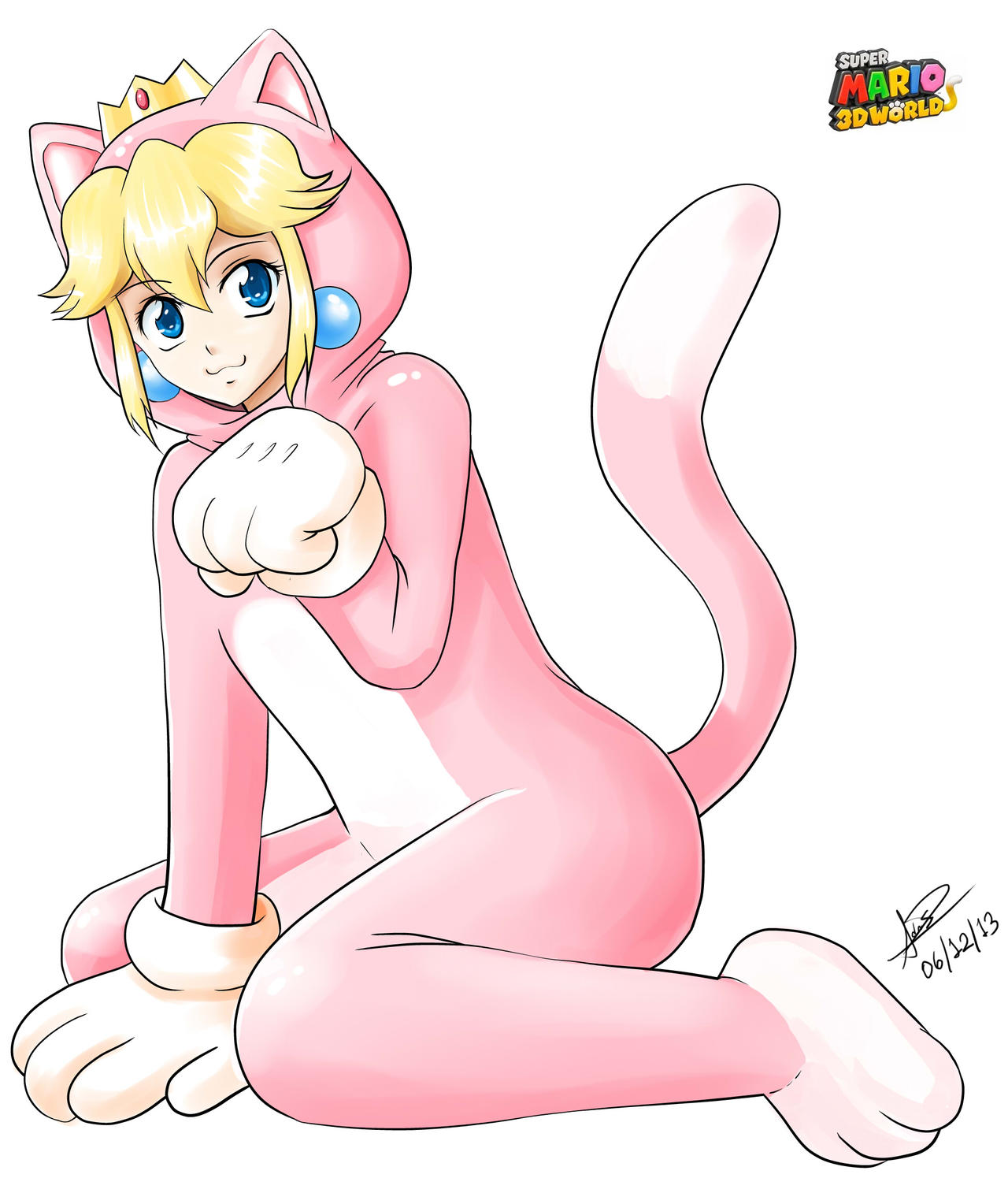 Peach Cat from Super Mario 3D World for Wii U