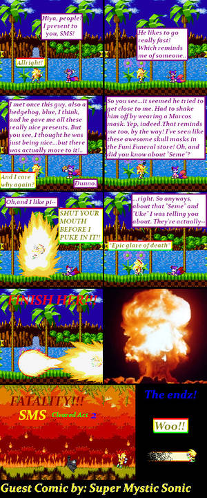 SMS introduced - Sprite Comic