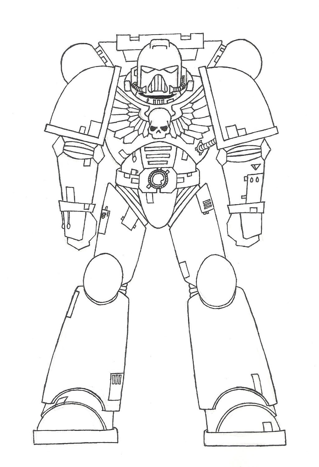 Space Marine Color Template by KentuckyIrregulars on DeviantArt