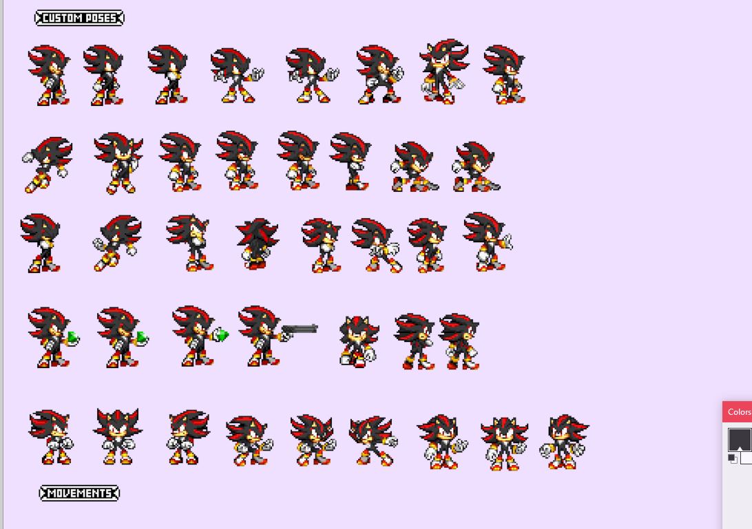 Sonic Chaos Sprites Better Colors by PixelMuigio44 on DeviantArt