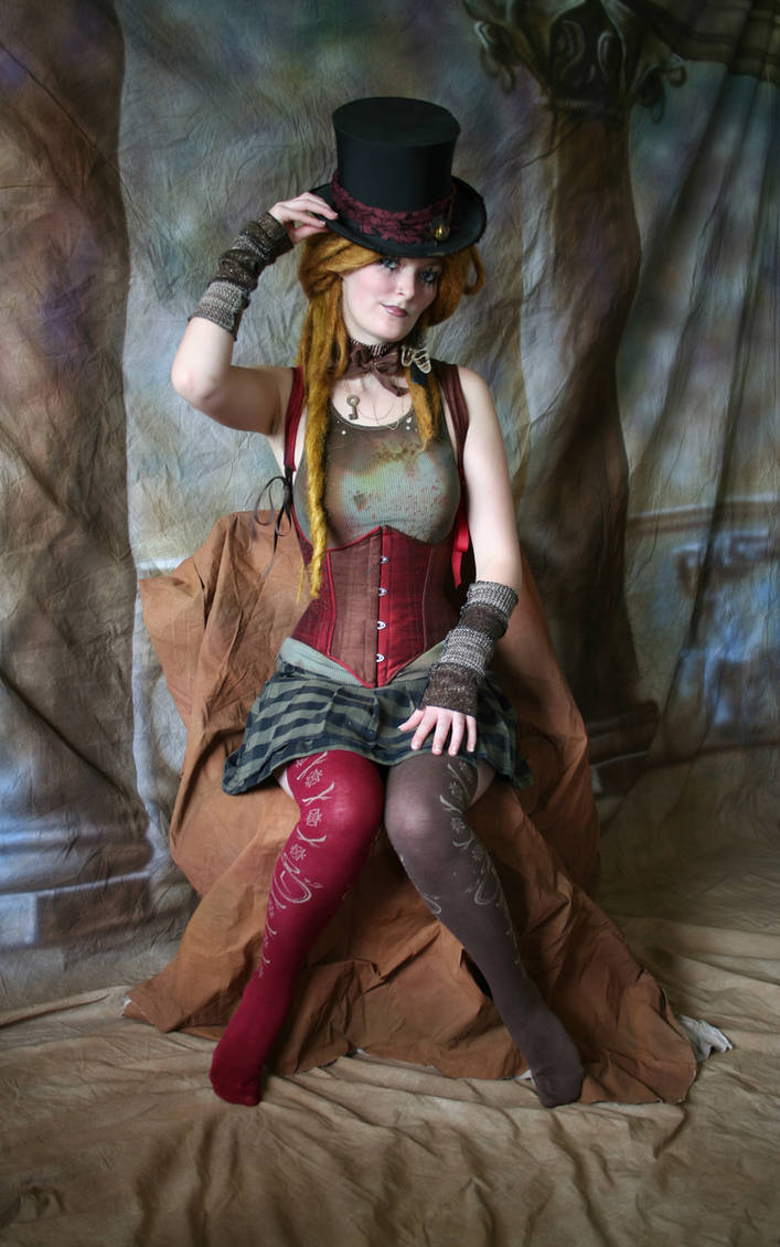 Steampunk Circus Doll 3 by mizzd-stock