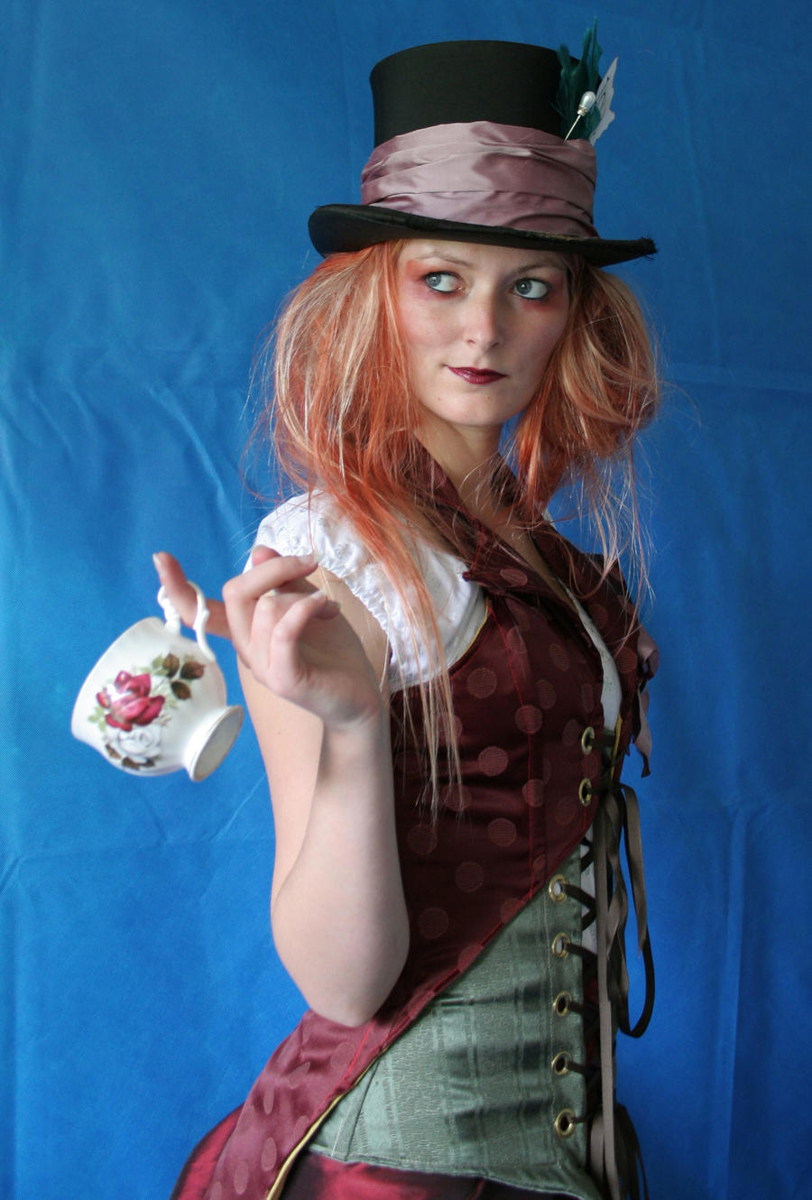 Lady Mad Hatter Portrait 5 by mizzd-stock