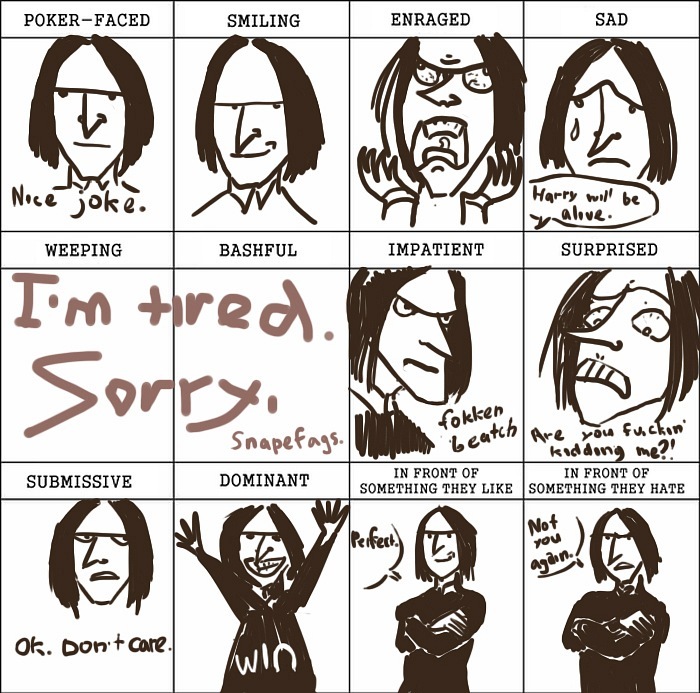 Snape's 'motions.