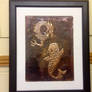 Framed Dragon And Fish