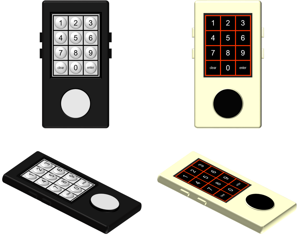 Intellivision I and II controllers (remake) by Tangentg on DeviantArt