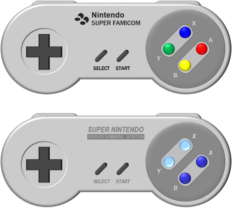 Super Nintendo controllers by Tangentg on DeviantArt