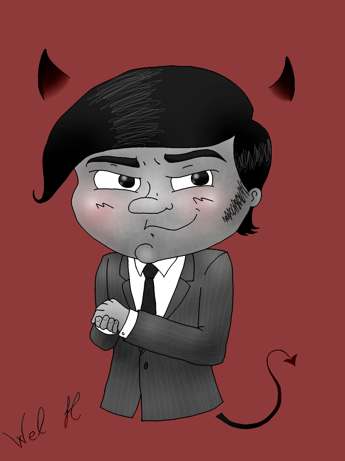 Random Evil Guy Evil guy dude by Wel-Hinnigen on DeviantArt