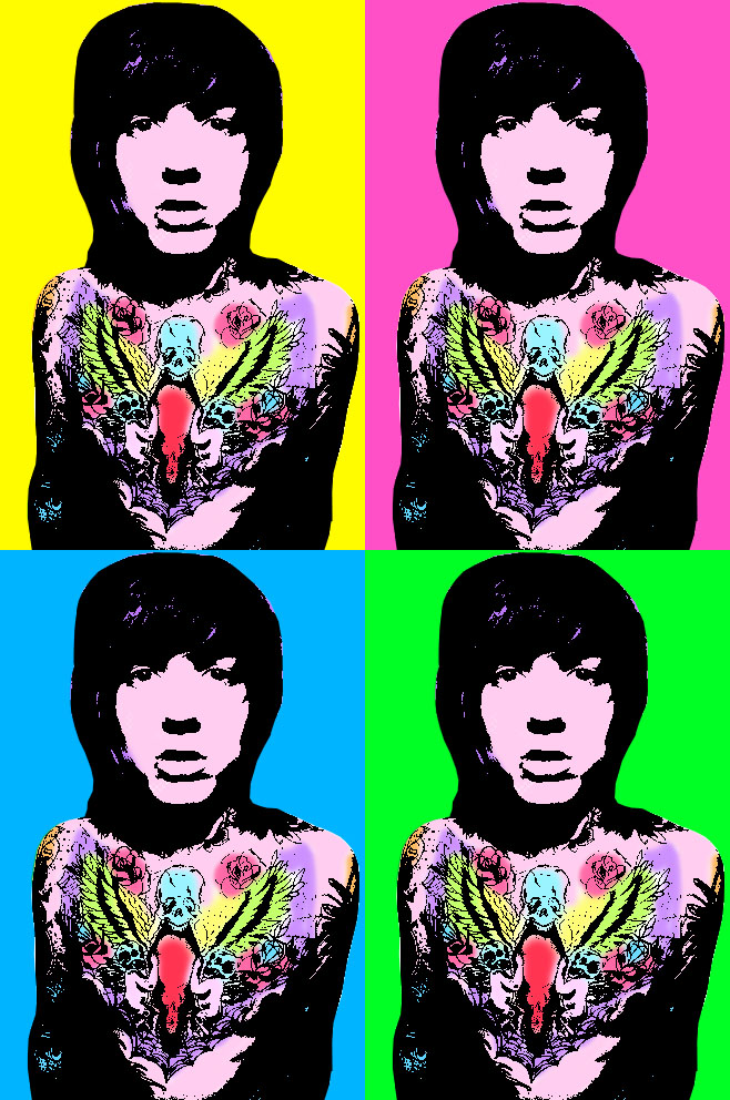 Oli Sykes Pop Art