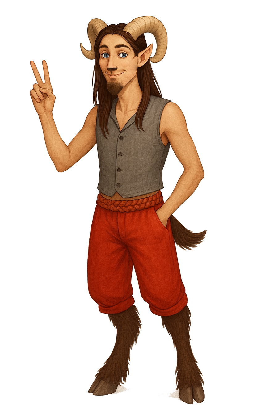 Baphomet, the Foolish Faun, AI Version