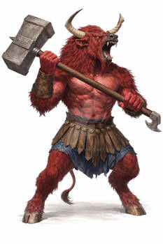 Tirl Haggardson, the Crimson Minotaur, Ai Verison