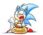 Chaos Art: Sonic the Sugar HOG! by Neverelleum