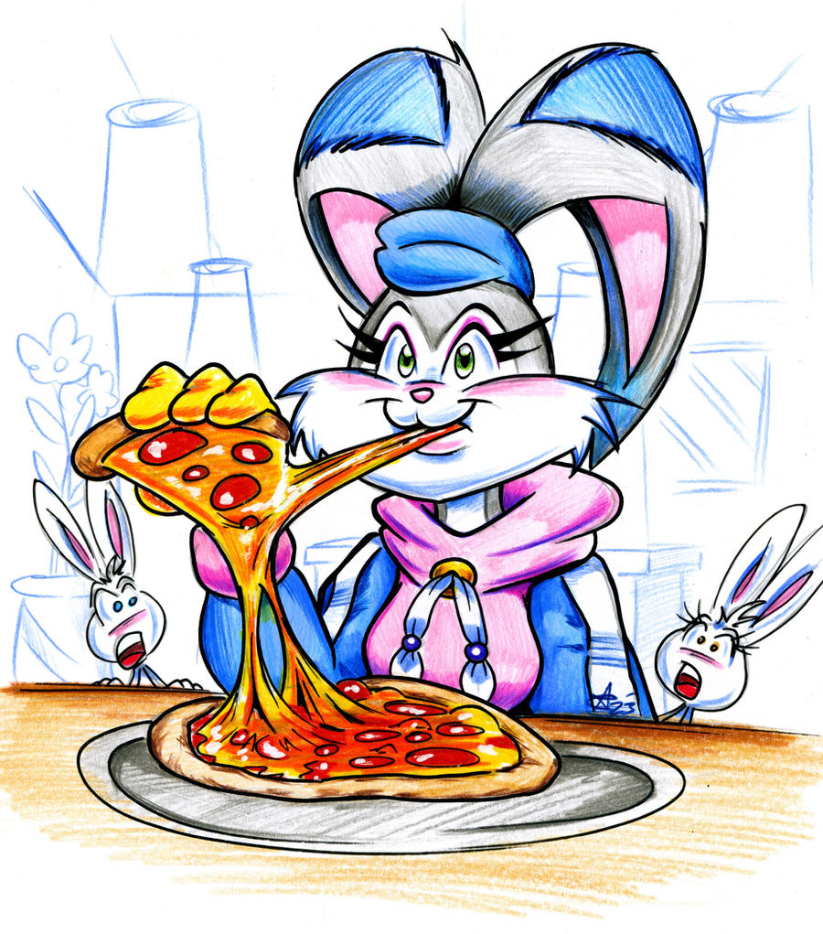Pizza Hut Rabbit Pizza Bunny by Neverelleum on DeviantArt