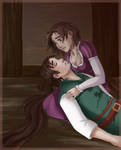 Tangled Rapunzel Flynn SPOILER by RevanRayWan
