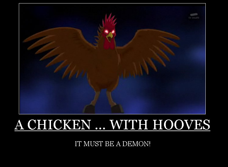 CHICKEN WITH HOOVES LOLWUT