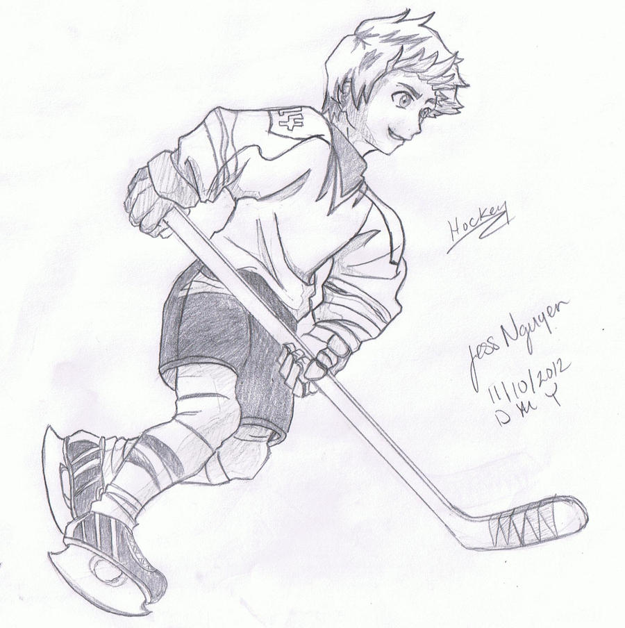 Hockey player by OwnedSwiftStars14 on DeviantArt
