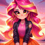 Sunset Shimmer bing ai