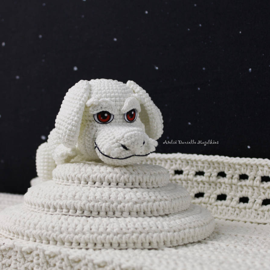 Falkor, the Luck Dragon Amigurumi Crochet Pattern